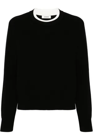 Sandro Pullover mit Logo-Stickerei