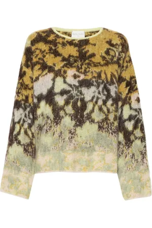 FORTE FORTE Bloom Mist Jacquard-Pullover