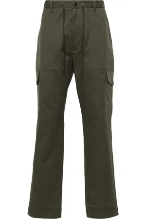 Moncler Gerade Hose mit Logo-Patch