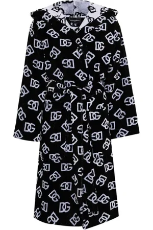 Dolce & Gabbana Jacquard-Morgenmantel aus Frottee
