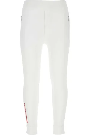 Prada Skinny-Hose mit Logo-Print