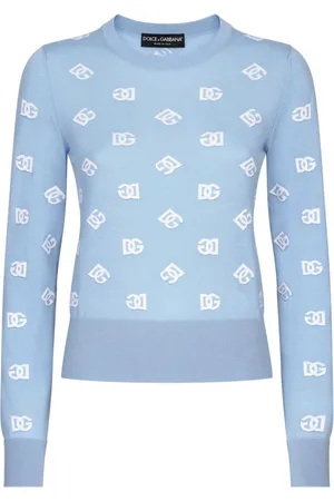 Dolce & Gabbana Inlaid DG Pullover mit Logo
