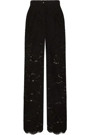 Dolce & Gabbana Hose mit Blumenspitze