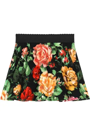 Dolce & Gabbana Rock mit Blumen-Print