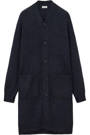 LEMAIRE Langer Cardigan mit V-Ausschnitt