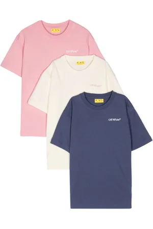 OFF-WHITE Set aus drei T-Shirts mit Logo-Print