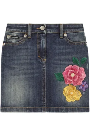 Dolce & Gabbana Rock mit Blumenstickerei