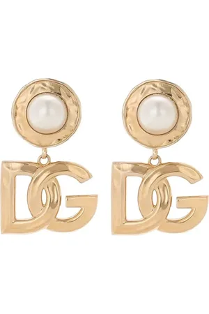 Dolce & Gabbana Ohrringe mit Logo-Anhänger