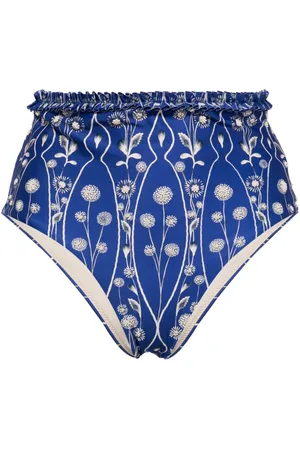 Agua by Agua Bendita Nopal Bikinihöschen mit Blumen-Print