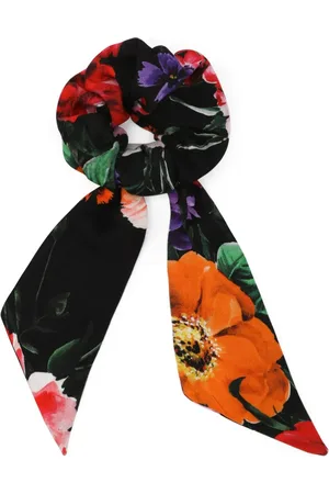Dolce & Gabbana Viyella Haargummi mit Blumen-Print
