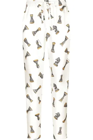 Dolce & Gabbana Lounge-Hose mit Schach-Print