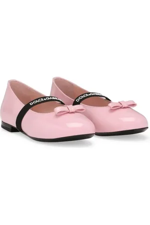 Dolce & Gabbana Ballerinas mit Logo-Riemen