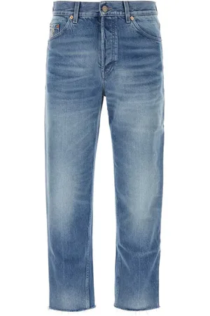 Gucci Straight-Leg-Jeans mit Logo-Patch