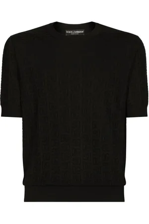 Dolce & Gabbana Seidenpullover mit DG-Logo
