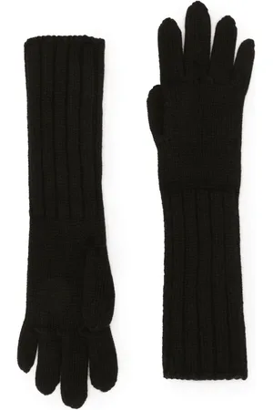 Dolce & Gabbana Handschuhe aus geripptem Strick