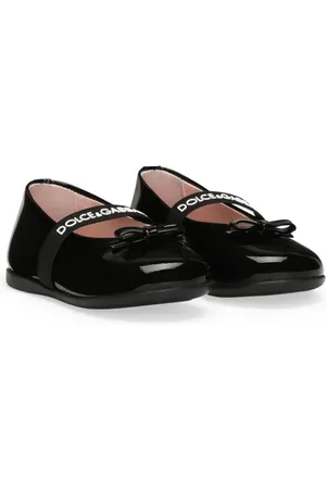 Dolce & Gabbana Ballerinas mit Logo-Riemen