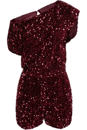 Elisabetta Franchi Chenille-Playsuit mit Pailletten