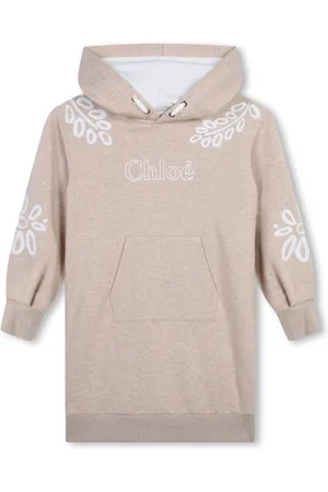 Chloé Kleid mit Blumenstickerei