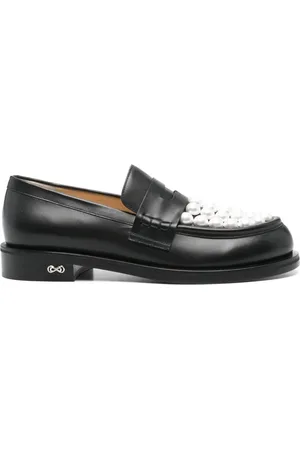 Mach & Mach Loafer mit Logo-Schild