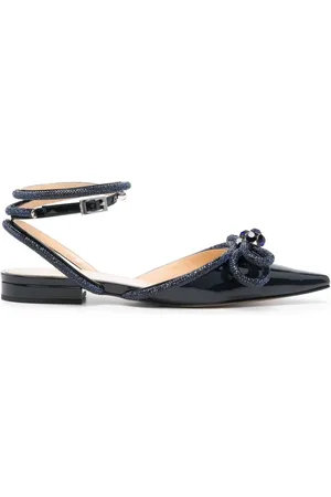 Mach & Mach Ballerinas mit doppelter Schleife