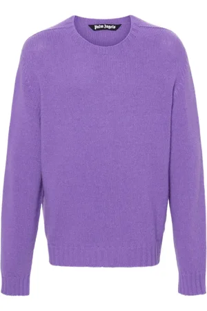 Palm Angels Pullover mit Intarsien-Logo
