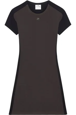 Courrèges Minikleid mit Kontrastdetails