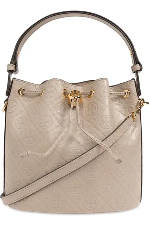 Tory Burch Beuteltasche mit durchgehender Logo-Prägung