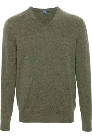 FEDELI Klassischer Kaschmirpullover