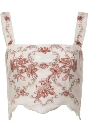 Agua by Agua Bendita Luciana Florero Cropped-Top
