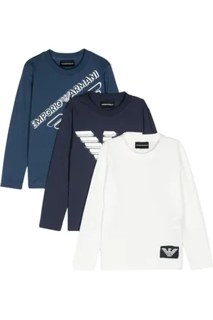 Emporio Armani T-Shirt mit Logo-Print (3er-Set)
