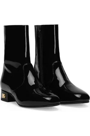 Dolce & Gabbana Stiefeletten aus Lackleder