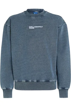 Karl Lagerfeld Sweatshirt mit Acid-Wash-Effekt