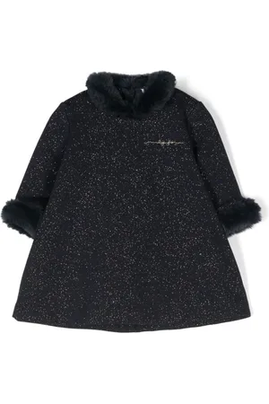 Il gufo Kleid mit Logo-Stickerei