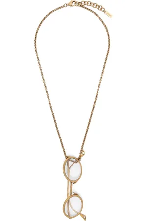 Moschino Halskette mit Brillenanhänger