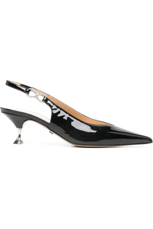 Mach & Mach Slingback-Pumps mit Kristallen 60mm