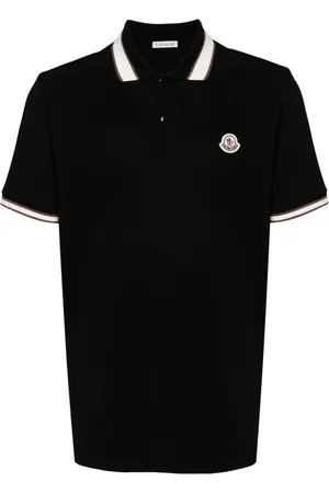 Moncler Poloshirt mit Logo-Patch