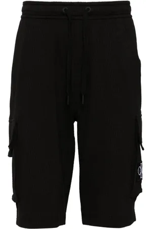 Calvin Klein Joggingshorts mit Logo-Patch
