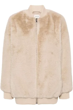 P.A.R.O.S.H. Mantel aus Faux Fur