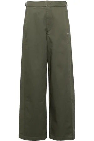AGNÈS B. Gerade Hose mit Dino-Schild