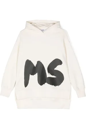 Msgm Kleid mit Logo-Print