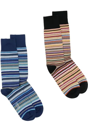 Paul Smith 2er-Set gestreifte Socken