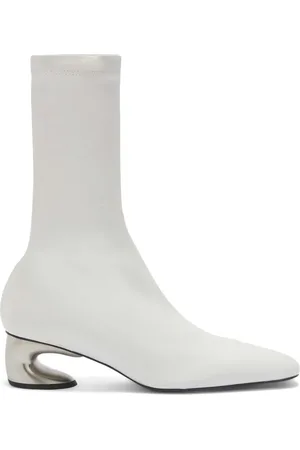Jil Sander Stiefeletten mit Metallic-Absatz