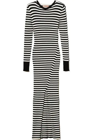 Twin-Set Gestreiftes Strickkleid