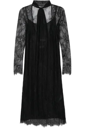 BLUMARINE Maxikleid aus Chantilly-Spitze