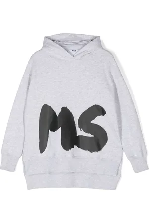 Msgm Kleid mit Logo-Print