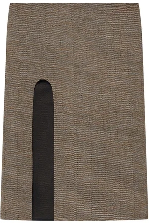 Stella McCartney Midirock mit Schlitz