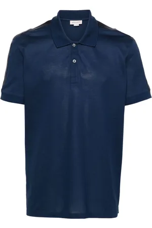 Alexander McQueen Poloshirt mit Logo-Streifen
