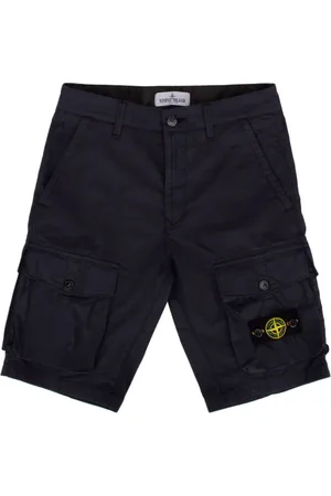 Black stone island shorts deals