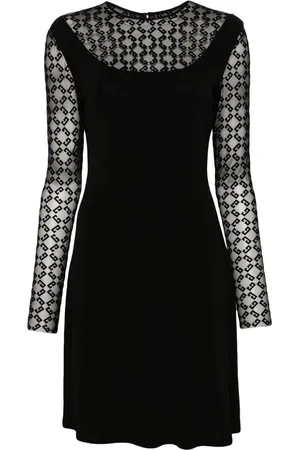 Givenchy Beflocktes 4G Midikleid