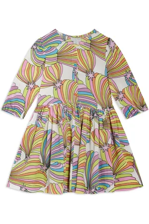 Stella McCartney Kleid mit Regenbogen-Print